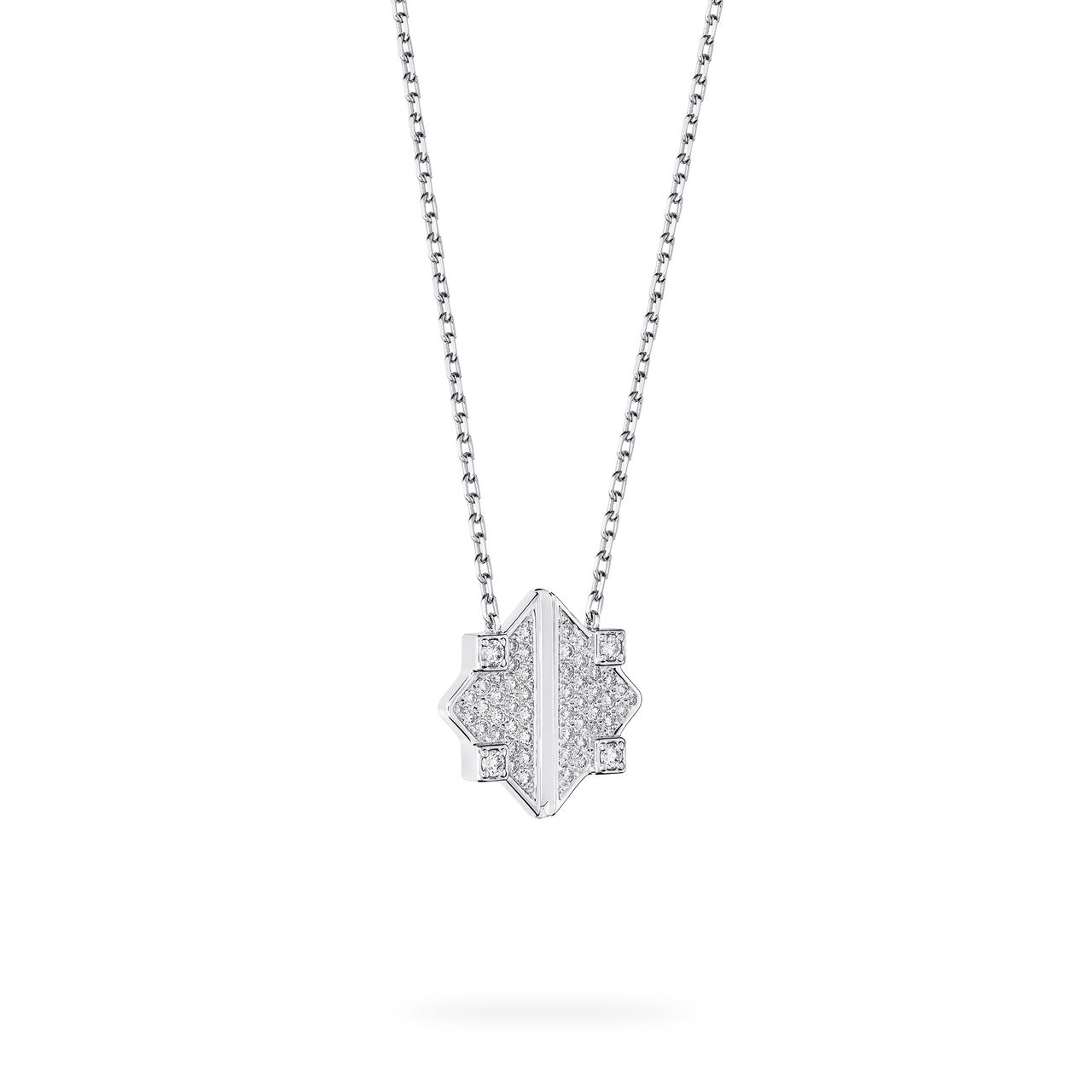 Birks Muse White Gold and Diamond Pendant image number 2